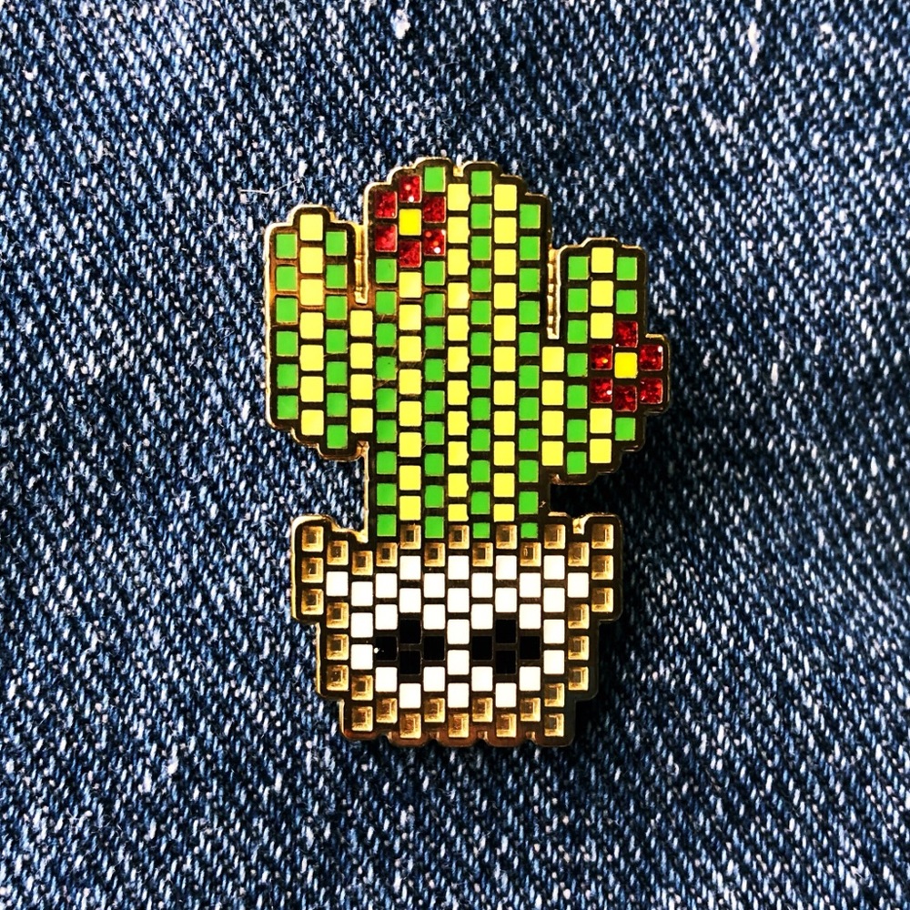 Cactus Enamel Pin